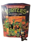 Vintage 1988 Teenage Mutant Ninja Turtles 12 figure Collectors Case W/Leonardo