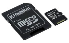 Kingston Canvas Select 128GB microSDHC Class 10 microSD Memory 128GB, Black