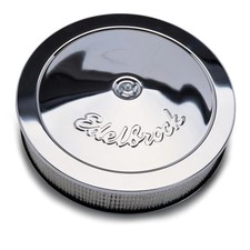 New Edelbrock Pro-flo 14 Chrome Air Cleaner Deep Flange Us Stock Free Shipping
