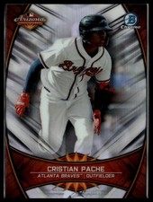 2019 Bowman Chrome #AFL-CP Cristian Pache 2018 Arizona Fall League Fall-Stars