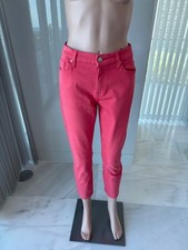 7 For All Mankind Slim Stretch Jeans - Red - Size 29 - Made in USA