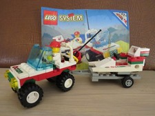 LEGO CITY 6663 Wave Rebel Octan voiture avec remorque complet avec notice.