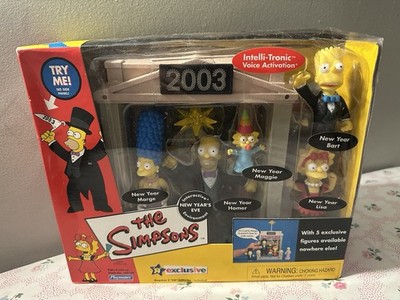 The Simpsons Springfield Playset 2003 Year's Eve Tru MIB for sale