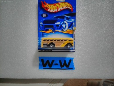 HOT WHEELS SURFIN SCHOOL BUS 2001 FIRST EDITIONS 2/36 YELLOW # 014 1:64 W-W