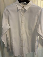 LL Bean Wrinkle Free White Button Down Shirt ...