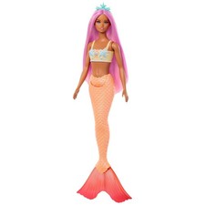 Barbie Mermaid Doll with Pink Fantasy Hair  Headband ys/m, Multicolor
