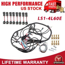 Ls1 Engine W 4l60e Fits 97-06 Vortec Dbc Standalone Wiring Harness 4.8 5.3 6.0