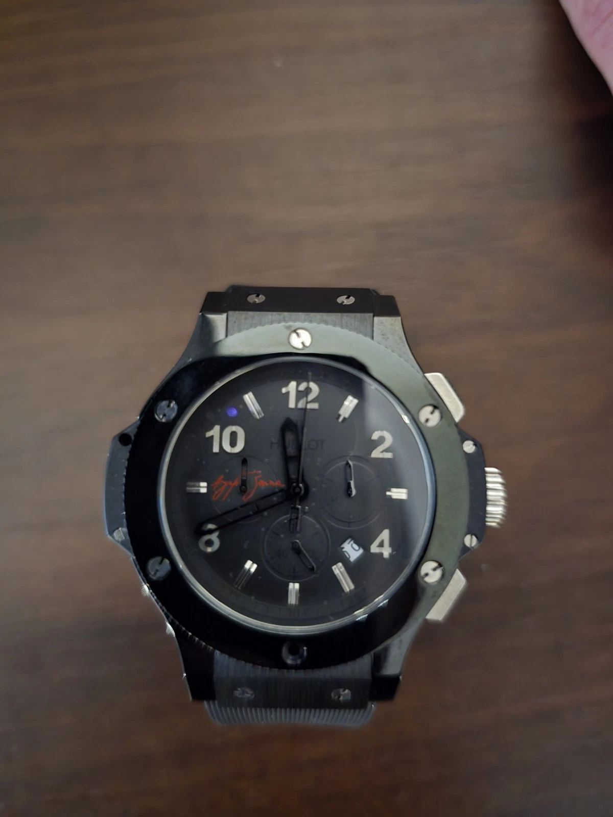 Hublot — Hublot Big Bang Limited Edition Chronograph Black | Watch & Case