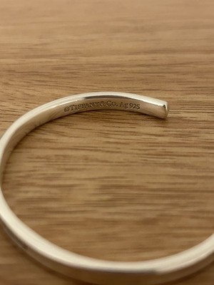 Tiffany & Co. 1837 Sterling Silver Bangle Cuff Narrow | eBay