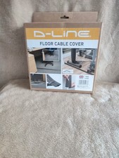 D-Line Black Floor Cable Protector Wire Cover Cable Management Solution
