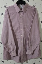 Brooks Brothers 1818 Regent Non-Iron Cotton Stripe Dress Shirt 17-4/5 32/33