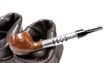MEDICO VENTILATOR  Smooth Apple / Rhodesian w Aluminum Shank 6mm Filter Pipe