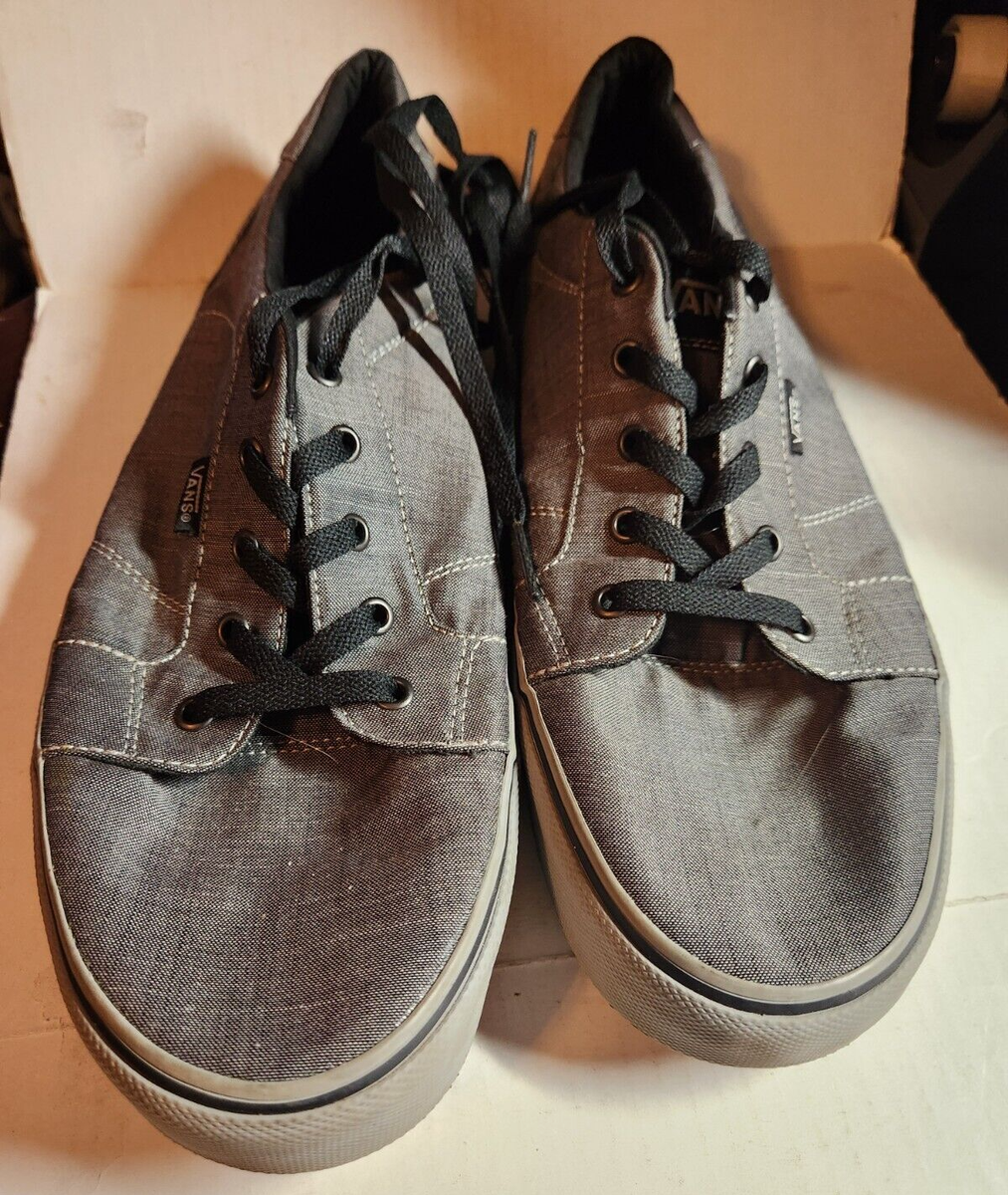 Vans Off The Wall Gray Skater Shoes Sneakers Men's 13