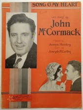 Song O' My Heart 1930 Hanley McCarthy Piano Guitar Ukulele Singer John McCormack