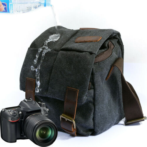 Allacki Waterproof Camera Bags for DSLR Small Compact Shoulder Messenger Bag - Picture 1 of 15