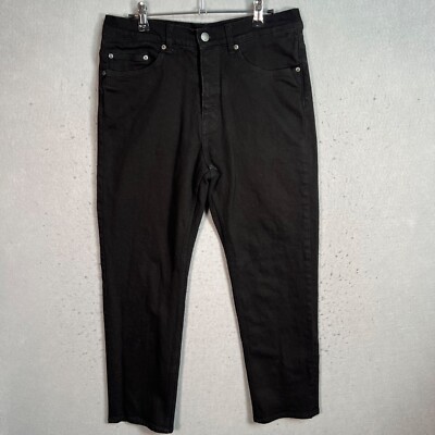 Cheap Monday In Law Deep Black Slim Leg Jeans Size 29 x 32 Mens