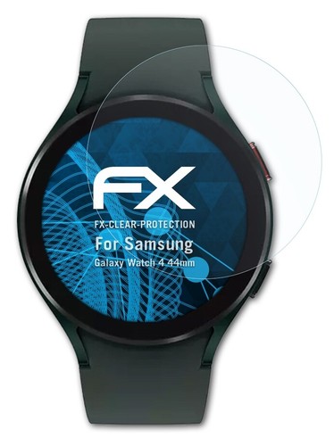 atFoliX 3x Protecteur d'écran pour Samsung Galaxy Watch 4 44mm clair - Photo 3 sur 9