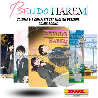 PSEUDO HAREM Manga Volume 1-6 Full Set English Version New by Yū Saitō-Fast Ship