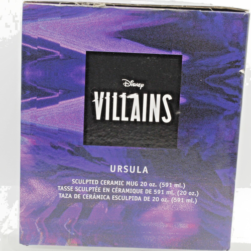 Ursula 20 Unzen geformte Keramiktasse Disney Villains Kaffee die kleine Meerjungfrau NEU - Bild 9 von 12