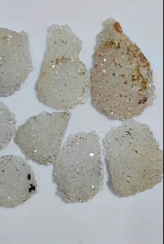 Crystal Druzy Flower quartz Type Druzy White Crystal Quartz Lot Druzy 422 Cts. - Picture 5 of 5