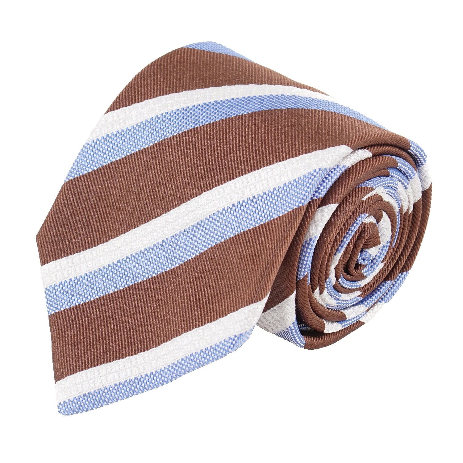 Luigi Borrelli Striped 100% Silk Ties for Men