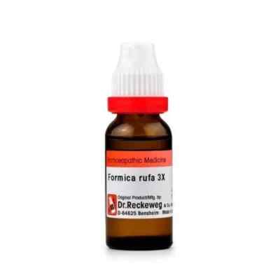 Dr. Reckeweg Germany Homeopathy Formica Rufa 3X Mother Tincture Q (20ml)