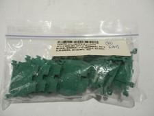 NEW LOT OF 10 ALLEN-BRADLEY 1492-W3-G GREEN TERMINAL BLOCKS