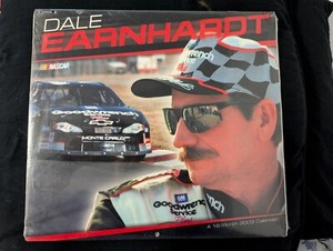 New DALE EARNHARDT calendar 2003  NASCAR Un Opened