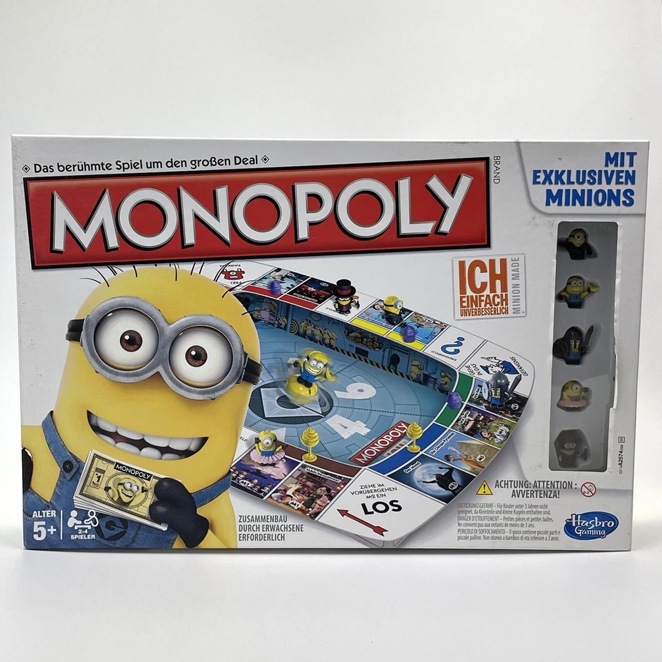 Hasbro Monopoly Ich – Einfach Unverbesserlich | Minions Edition | Brettspiel - Bild 2 von 4