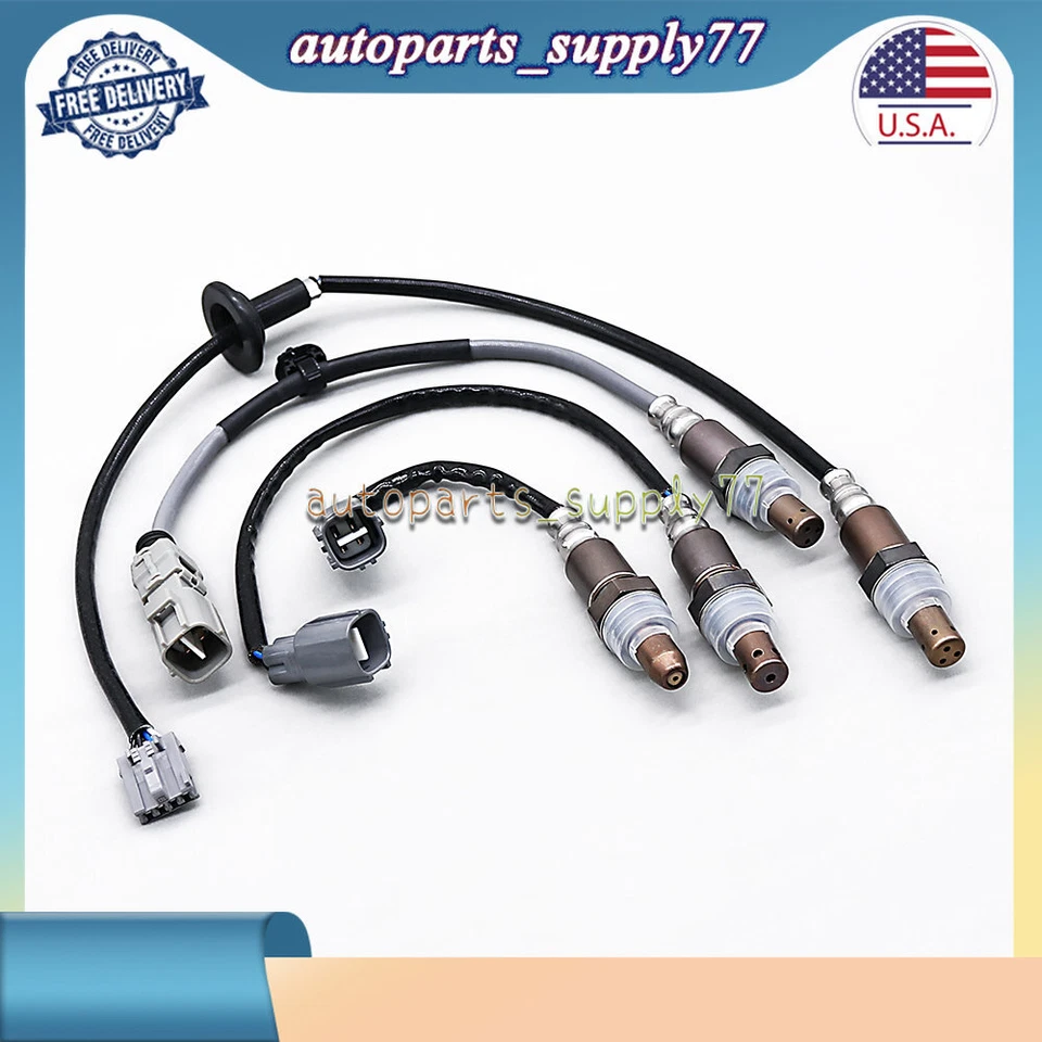Juego de 4 sensores de oxígeno O2 Upsream&Downstream para Toyota Sienna 3,3 L V6 2004-2006 Foto 2 de 4