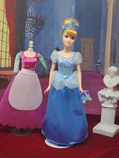 New Disney Store Princess Cinderella Doll  Extra Dress, Shoes, N Accessory 