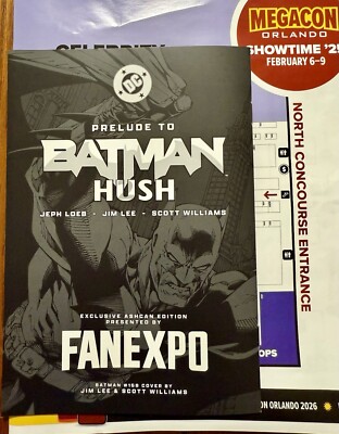 Batman #158 Hush 2 Preview MegaCon 2025 Ashcan Edition Jim Lee Cover DC Exclusiv