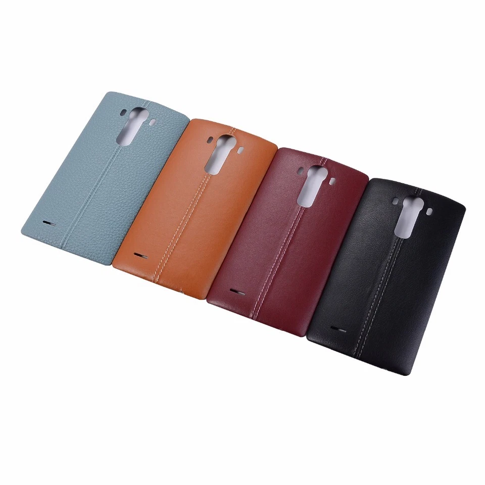 Artificial Leather Back Battery Cover Housing Door for LG G4 Battery Cover +NFC - Image 2 of 4
