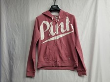Victoria Secret PINK Long Sleeve Zip Up Sweatshirt Large Hoodie Zip Up Size M