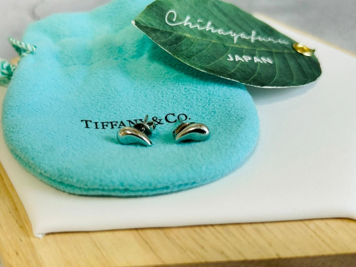 Tiffany & Co. Ohrringe Träne Tropfen PT950 Platin schneller Versand