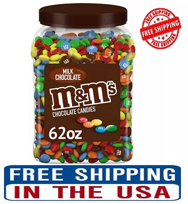   M&M'S Milk Chocolate Candy 62 oz FRESH Exp 05/2025