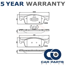 Brake Pads Set Front CPO Fits Renault Clio 2015- Dacia Sandero 2012- Logan 2013-