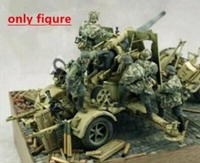 1:35 5pcs Resin Model Kit German Soldiers Artillery WWII Unpainted no Gun