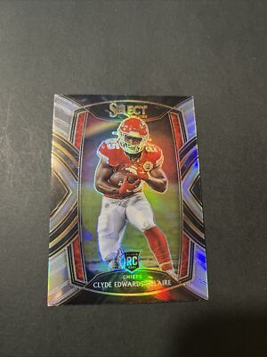 2020 Panini Select Club Level Silver Holo Rookie Clyde Edwards Helaire Rookie
