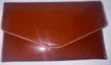 Steve Madden Cognac Brown Clutch Missing Gold Chain