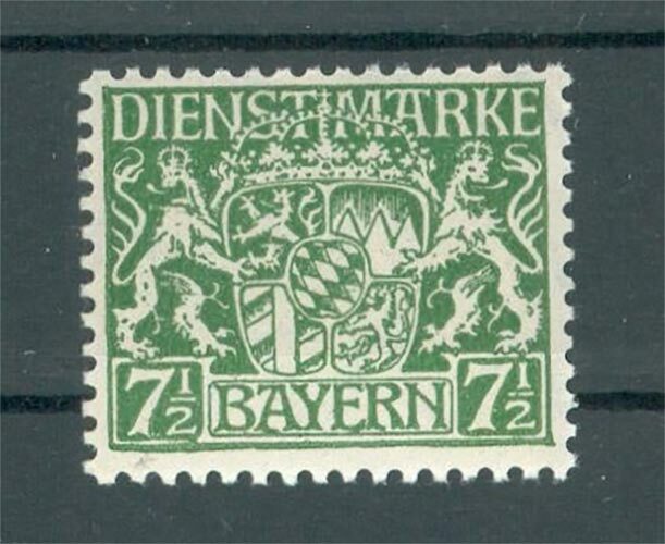 Bavaria Service 25ya Color MNH Mint Never Hinged BPP 25EUR (69795)