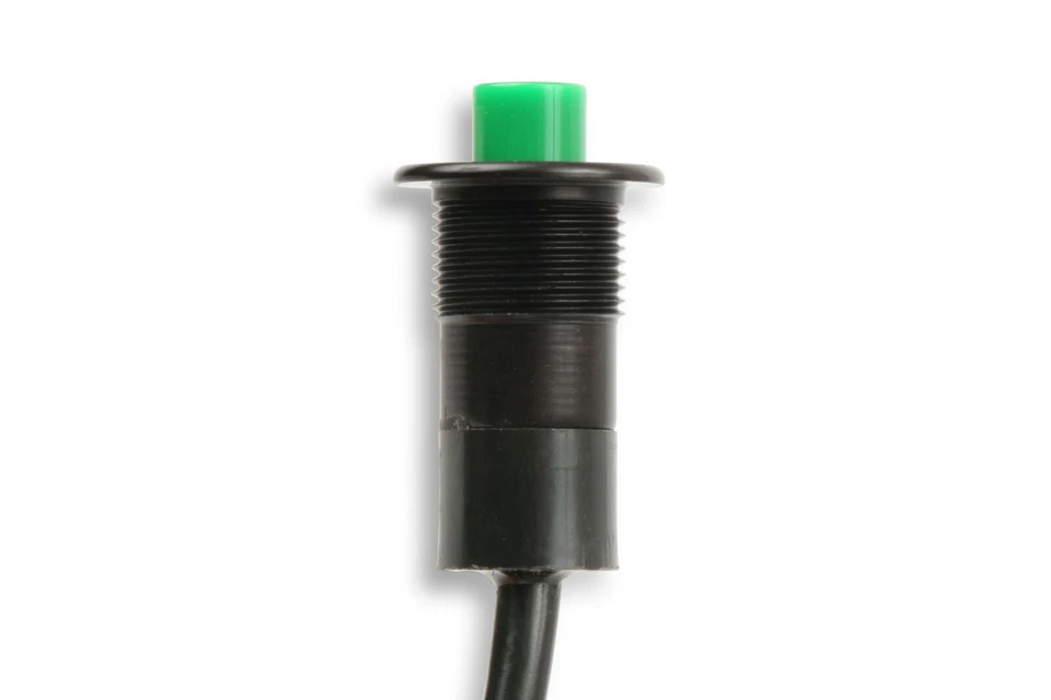 B&M 46003 Spiral Cord Momentary Switch with Green Button - Image 2 of 4