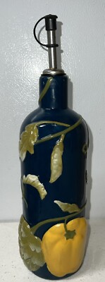 Vintage  MWW Market Oil / Vinegar  Bottle Cruet Fruit 3D Design
