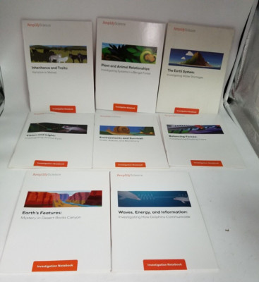 Amplify Science Investigation Notebook Lot of 8 Books