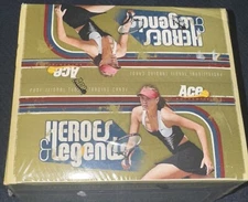 2006 Ace Heroes And Legends Tennis Sealed Hobby Box