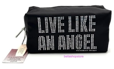Victoria's Secret London Fashion Show 2014 Rhinestone Makeup Bag Live Like Angel