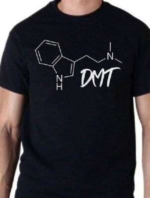 DMT T shirt Tee N-Dimethyltryptamine Psychedelic LSD Meditation Trip Therapy