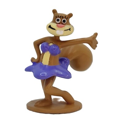 Sandy Cheeks: SpongeBob Square Pants Mini Figure Purple Bikini 1.75inch