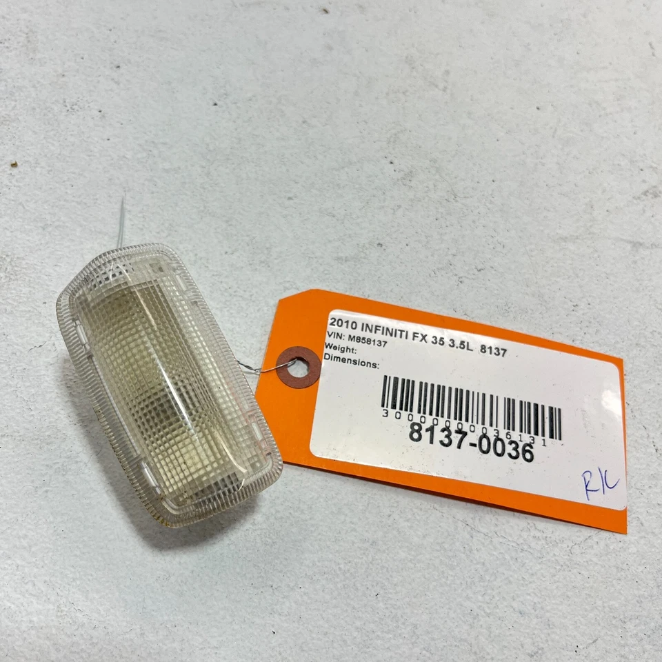 09-12 INFINITI FX35 FX50 QX70 PUERTA TRASERA IZQUIERDA O DERECHA LUZ DE CORTESÍA PASO OEM Foto 2 de 4