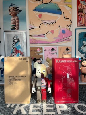 Bearbrick 1000% KAWS DISSECTED BROWN MEDICOMTOY KAWS